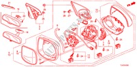 MIRROR for Honda ACCORD TOURER 2.2 TYPE S-H 5 Doors 6 speed manual 2011