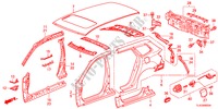 OUTER PANELS/REAR PANEL for Honda ACCORD TOURER 2.2 EXECUTIVE 5 Doors 6 speed manual 2010
