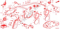 RADIO ANTENNA/SPEAKER(RH) for Honda ACCORD TOURER 2.4 TYPE S 5 Doors 5 speed automatic 2011
