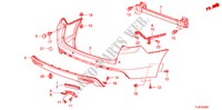REAR BUMPER for Honda ACCORD TOURER 2.2 EXECUTIVE 5 Doors 5 speed automatic 2011