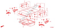 REAR FLOOR BOX for Honda ACCORD TOURER 2.2 TYPE S-H 5 Doors 6 speed manual 2010