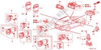 SWITCH(RH) for Honda ACCORD TOURER 2.2 EX 5 Doors 6 speed manual 2010