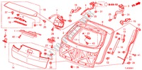 TAILGATE(POWER) for Honda ACCORD TOURER 2.2 EX 5 Doors 6 speed manual 2010
