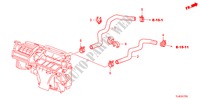 WATER HOSE(2.4L)(RH) for Honda ACCORD TOURER 2.4 EX 5 Doors 6 speed manual 2011