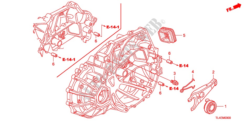 CLUTCH RELEASE for Honda ACCORD TOURER 2.4 EXECUTIVE 5 Doors 6 speed manual 2010