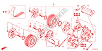 AIR CONDITIONER(COMPRESSO R)(2.4L) for Honda ACCORD TOURER 2.4 EXECUTIVE 5 Doors 6 speed manual 2012