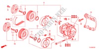 AIR CONDITIONER(COMPRESSO R)(DIESEL) for Honda ACCORD TOURER 2.2 EX 5 Doors 6 speed manual 2012