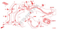 AIR CONDITIONER(HOSES/PIP ES)(2.4L)(RH) for Honda ACCORD TOURER 2.4 EXECUTIVE 5 Doors 6 speed manual 2012