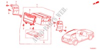 AUDIO UNIT(NAVIGATION) for Honda ACCORD TOURER 2.2 EXECUTIVE-H 5 Doors 6 speed manual 2012