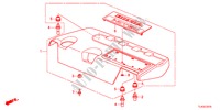 ENGINE COVER(DIESEL) for Honda ACCORD TOURER 2.2 ELEGANCE 5 Doors 6 speed manual 2012