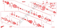FRONT DRIVESHAFT/HALF SHA FT(2.4L) for Honda ACCORD TOURER 2.4 TYPE S 5 Doors 6 speed manual 2012