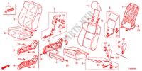 FRONT SEAT(R.)(LH) for Honda ACCORD TOURER 2.4 TYPE S 5 Doors 6 speed manual 2012