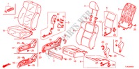 FRONT SEAT(R.)(RH) for Honda ACCORD TOURER 2.4 EXECUTIVE 5 Doors 6 speed manual 2012