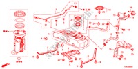 FUEL TANK for Honda ACCORD TOURER 2.0 EXECUTIVE 5 Doors 6 speed manual 2012