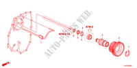IDLE SHAFT for Honda ACCORD TOURER 2.4 EXECUTIVE 5 Doors 5 speed automatic 2012