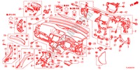 INSTRUMENT PANEL(RH) for Honda ACCORD TOURER 2.2 ES-GT 5 Doors 6 speed manual 2012