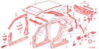 OUTER PANELS/REAR PANEL for Honda ACCORD TOURER 2.4 EXECUTIVE 5 Doors 6 speed manual 2012