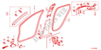 PILLAR GARNISH(LH) for Honda ACCORD TOURER 2.2 ELEGANCE 5 Doors 5 speed automatic 2012