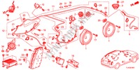 RADIO ANTENNA/SPEAKER(RH) for Honda ACCORD TOURER 2.2 ES-GT 5 Doors 6 speed manual 2012