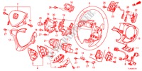 STEERING WHEEL(SRS) for Honda ACCORD TOURER 2.2 ELEGANCE 5 Doors 6 speed manual 2012