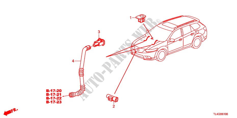 AIR CONDITIONER(SENSOR) for Honda ACCORD TOURER 2.0 ES-GT 5 Doors 5 speed automatic 2012