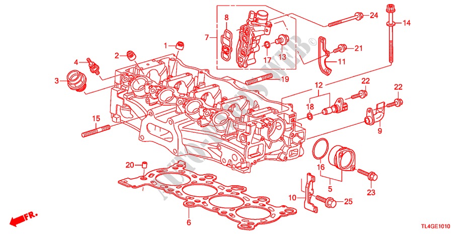 SPOOL VALVE(2.0L) for Honda ACCORD TOURER 2.0 EXECUTIVE 5 Doors 6 speed manual 2012