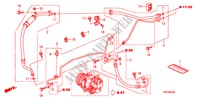 AIR CONDITIONER(HOSES/PIP ES)(LH) for Honda CITY 1.4S 4 Doors 5 speed manual 2009