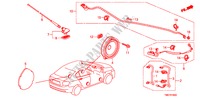 ANTENNA/SPEAKER(LH)(1) for Honda CITY LX 4 Doors 5 speed automatic 2011
