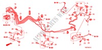 BRAKE LINES(ABS)(DRUM)(LH ) for Honda CITY LX 4 Doors 5 speed manual 2010