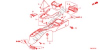 CONSOLE(RH)(1) for Honda BALLADE VTI 4 Doors 5 speed automatic 2011