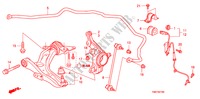 FRONT LOWER ARM for Honda BALLADE VTI-L 4 Doors 5 speed manual 2011