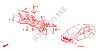 FRONT SUB FRAME for Honda CITY LX-A 4 Doors 5 speed manual 2011