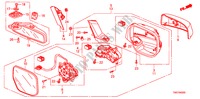 MIRROR(1) for Honda BALLADE VTI-L 4 Doors 5 speed manual 2011