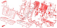 REAR SEAT(FALL DOWN SEPAR ATELY) for Honda BALLADE VTI-L 4 Doors 5 speed manual 2011