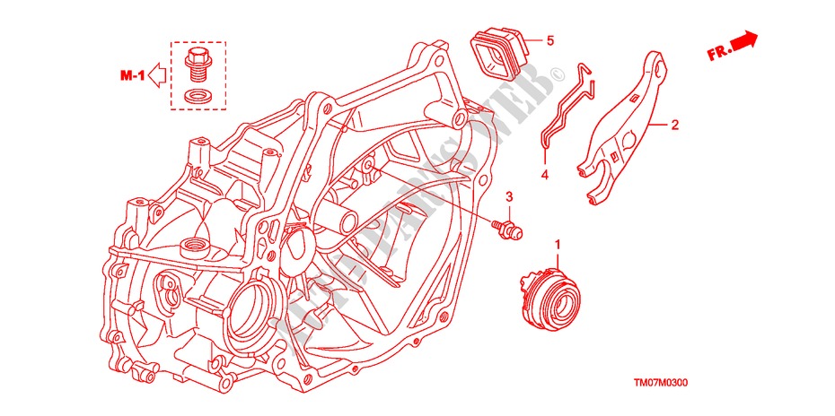 CLUTCH RELEASE for Honda BALLADE VTI-L 4 Doors 5 speed manual 2011