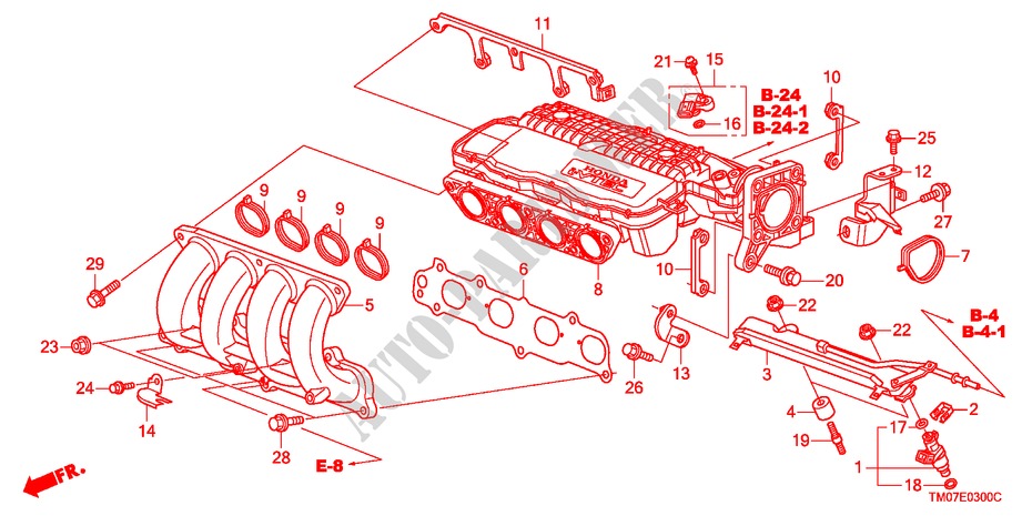 INTAKE MANIFOLD for Honda BALLADE VTI 4 Doors 5 speed manual 2011