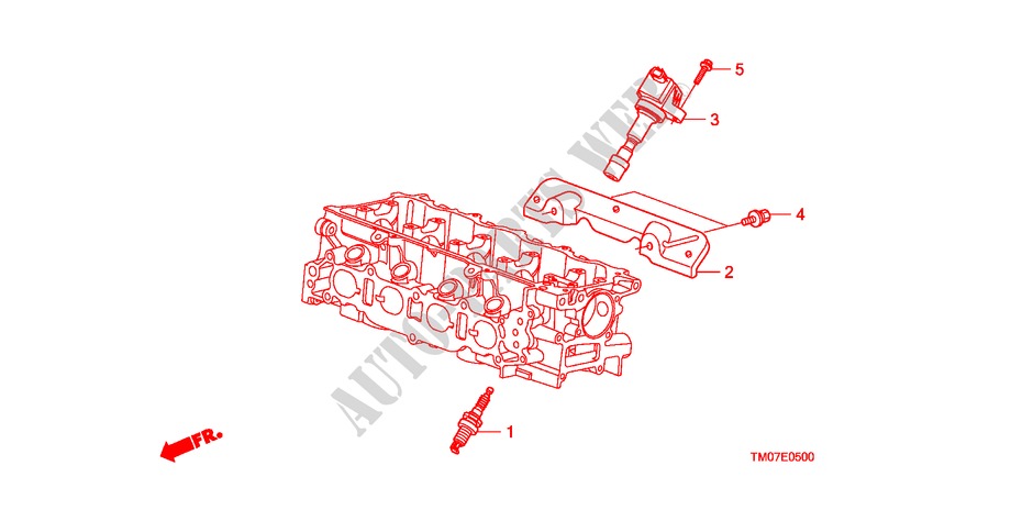 PLUG TOP COIL/PLUG for Honda BALLADE VTI-L 4 Doors 5 speed manual 2011