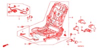 FRONT SEAT COMPONENTS(L.) for Honda INSIGHT COMFORT 5 Doors full automatic 2010