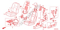 FRONT SEAT(L.) for Honda INSIGHT ES 5 Doors full automatic 2011