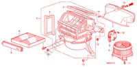 HEATER BLOWER(LH) for Honda INSIGHT COMFORT 5 Doors full automatic 2011