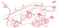 RADIO ANTENNA/SPEAKER(LH) for Honda INSIGHT ELEGANCE 5 Doors full automatic 2011