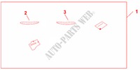 REAR BUMPER TRIMS for Honda INSIGHT S 5 Doors full automatic 2011