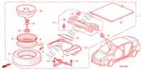 TEMPER WHEEL KIT for Honda INSIGHT ES 5 Doors full automatic 2011