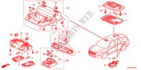 INTERIOR LIGHT for Honda CROSSTOUR EX 5 Doors 5 speed automatic 2011