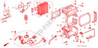 AIR CONDITIONER (LH) (COOLING UNIT)('98 ) for Honda CIVIC VTI 3 Doors 4 speed automatic 1999
