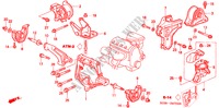 ENGINE MOUNTS (3) for Honda CIVIC EXI 3 Doors 4 speed automatic 1997