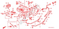 FUEL TANK for Honda CIVIC LXI 4 Doors 5 speed manual 1999