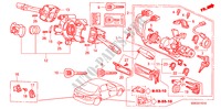 COMBINATION SWITCH (RH) for Honda CIVIC GLI 4 Doors 5 speed manual 2000