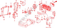 CONTROL UNIT (CABIN)(RH) for Honda CIVIC LXI 4 Doors 5 speed manual 2000
