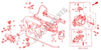 THROTTLE BODY (3) for Honda CIVIC VTI 4 Doors 5 speed manual 2000